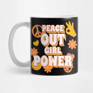 Peace Out Girl Power Mug